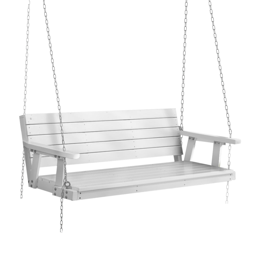 Gardeon 3-Seat Wooden Porch Swing Chair