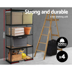 Heavy-Duty 5-Tier Industrial Shelving Unit