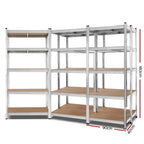 Heavy-Duty Industrial Garage Shelving Rack