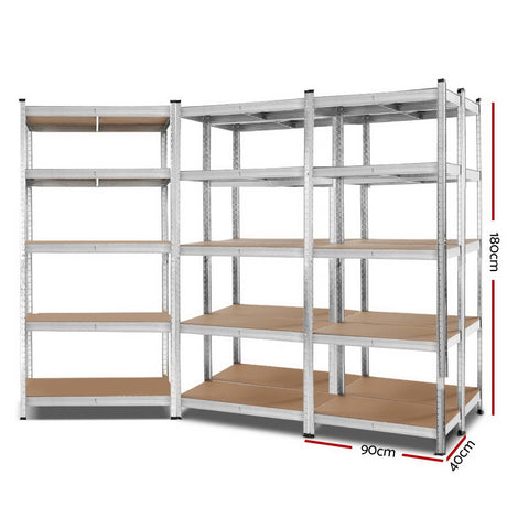 Heavy-Duty Industrial Garage Shelving Rack