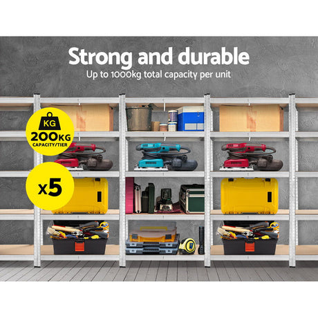 Heavy-Duty Industrial Garage Shelving Rack
