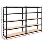 Giantz Heavy-Duty Adjustable Garage Shelving Rack