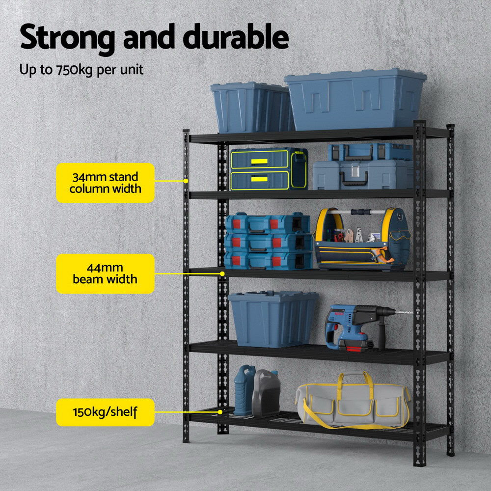 Giantz Heavy-Duty 5-Tier Storage Rack