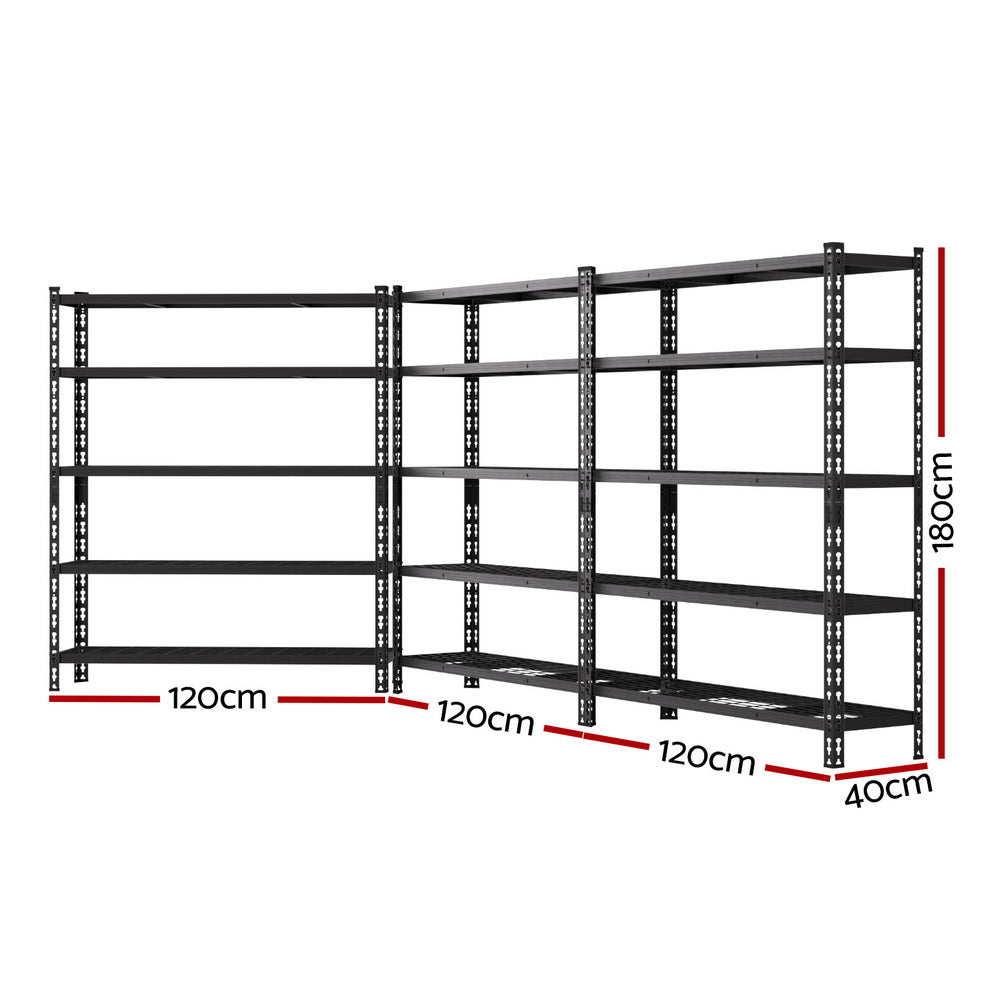 Giantz 5-Tier Heavy-Duty Garage Shelving Rack