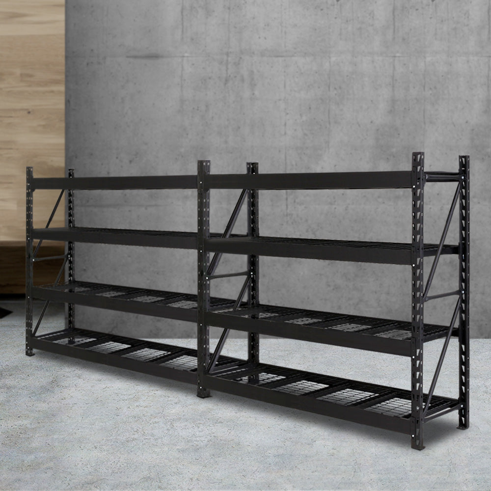 Giantz Heavy-Duty Adjustable Garage Shelving Rack