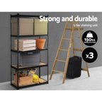 Heavy-Duty Metal Storage Shelf Rack