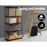 Heavy-Duty Metal Storage Shelf Rack
