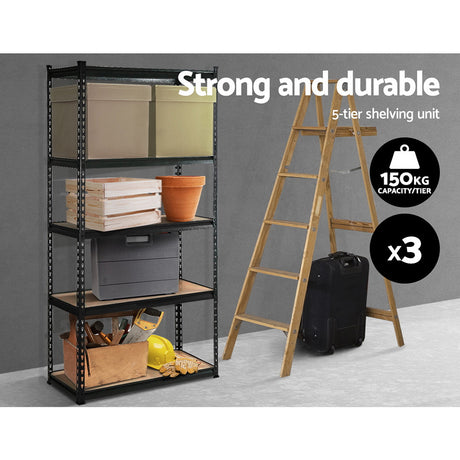 Heavy-Duty Metal Storage Shelf Rack