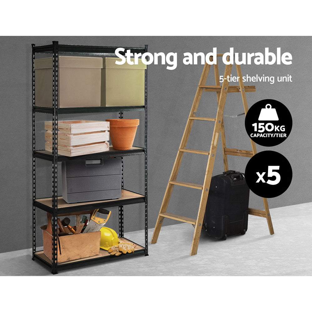 Heavy-Duty 5-Tier Adjustable Steel Shelving Unit