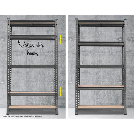 Heavy-Duty Steel Storage Shelf Rack