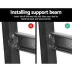 Giantz Heavy-Duty Adjustable Garage Shelving Rack