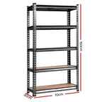 Giantz Heavy-Duty 3x1.5M Garage Shelving Unit