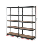 Giantz Heavy-Duty Adjustable Garage Shelving Rack