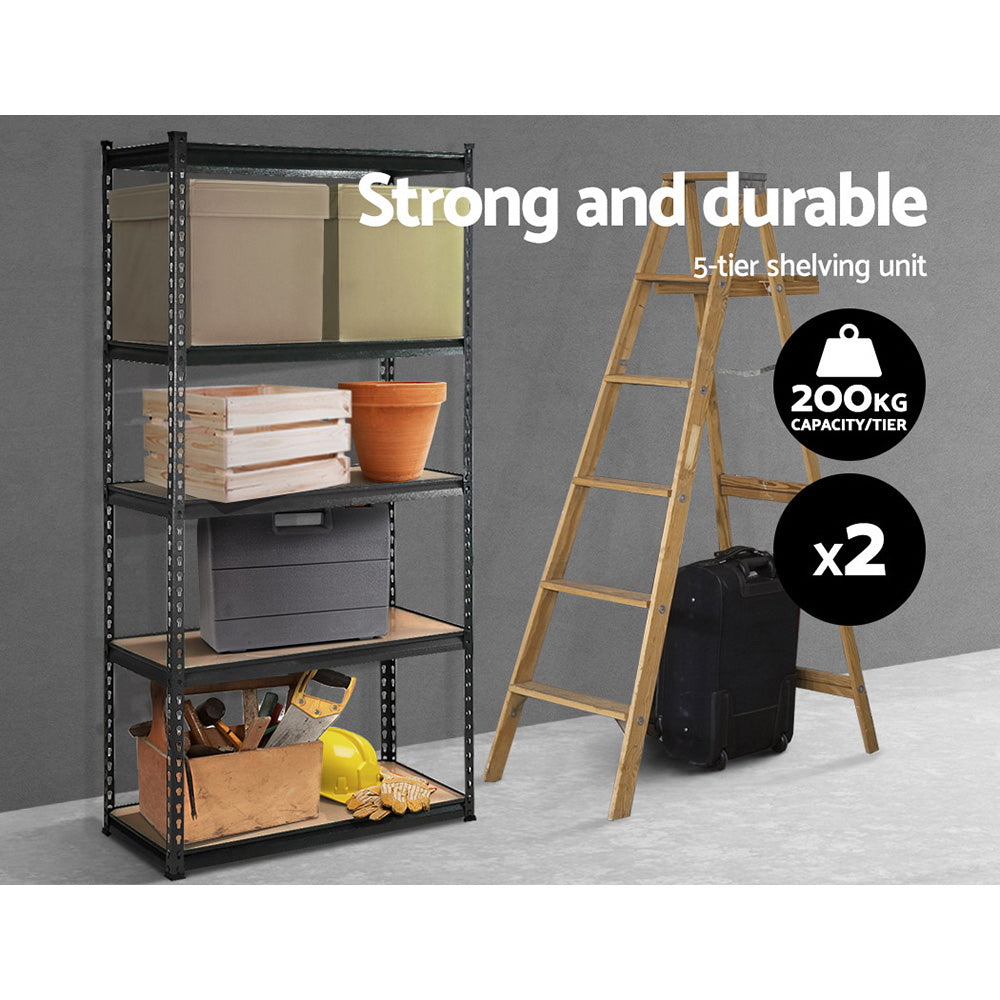 Giantz Heavy-Duty Adjustable Garage Shelving Rack