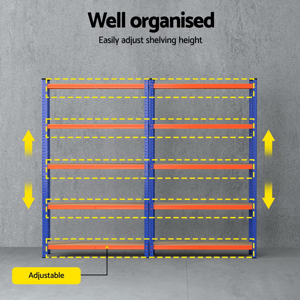 Giantz Heavy-Duty 5-Tier Garage Shelving Rack