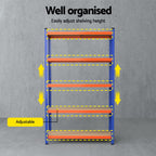 Giantz 5-Tier Heavy-Duty Garage Shelving Rack