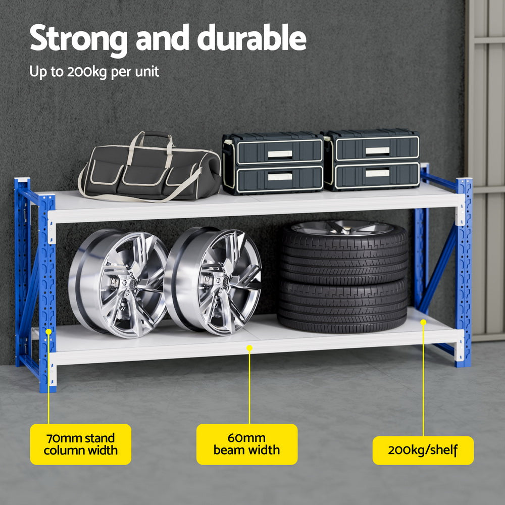 2M Heavy-Duty Steel Storage Rack