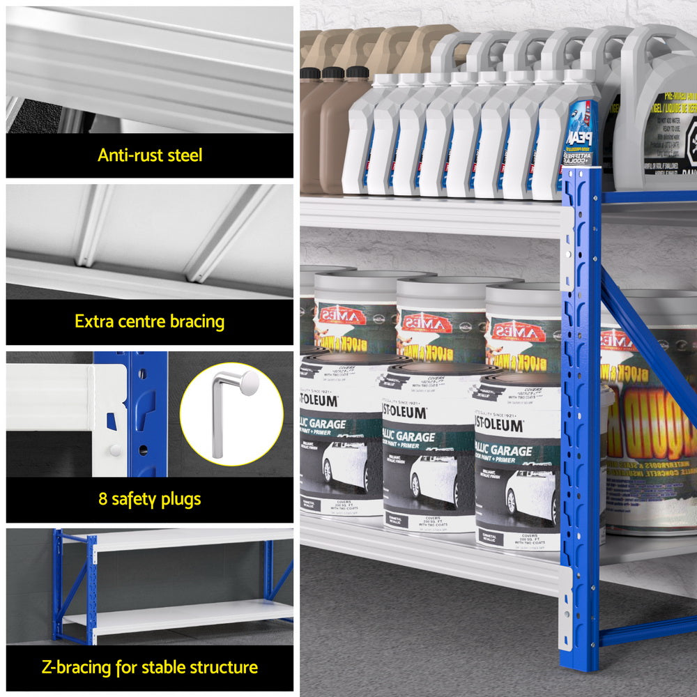 Giantz Heavy-Duty Garage Shelving Rack