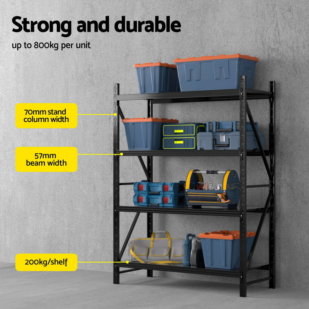 Heavy-Duty 2Mx1.5M Garage Shelving Rack