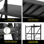 Heavy-Duty 2Mx1.5M Garage Shelving Rack