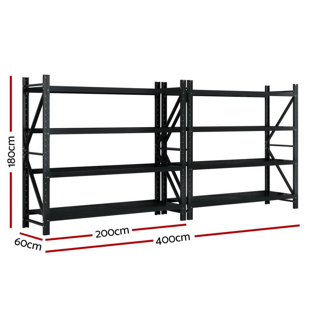 Giantz 4M Heavy-Duty Garage Shelving Rack