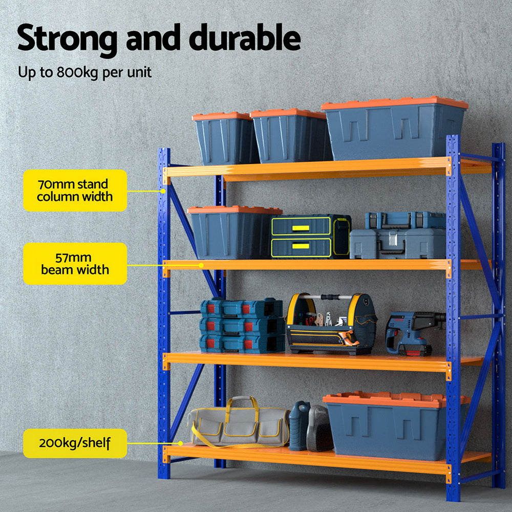 Heavy-Duty Adjustable Storage Rack 2M x 1.8M