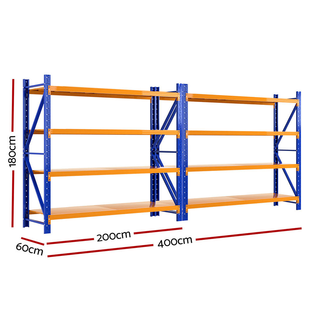 Giantz Heavy-Duty Warehouse Shelving Rack