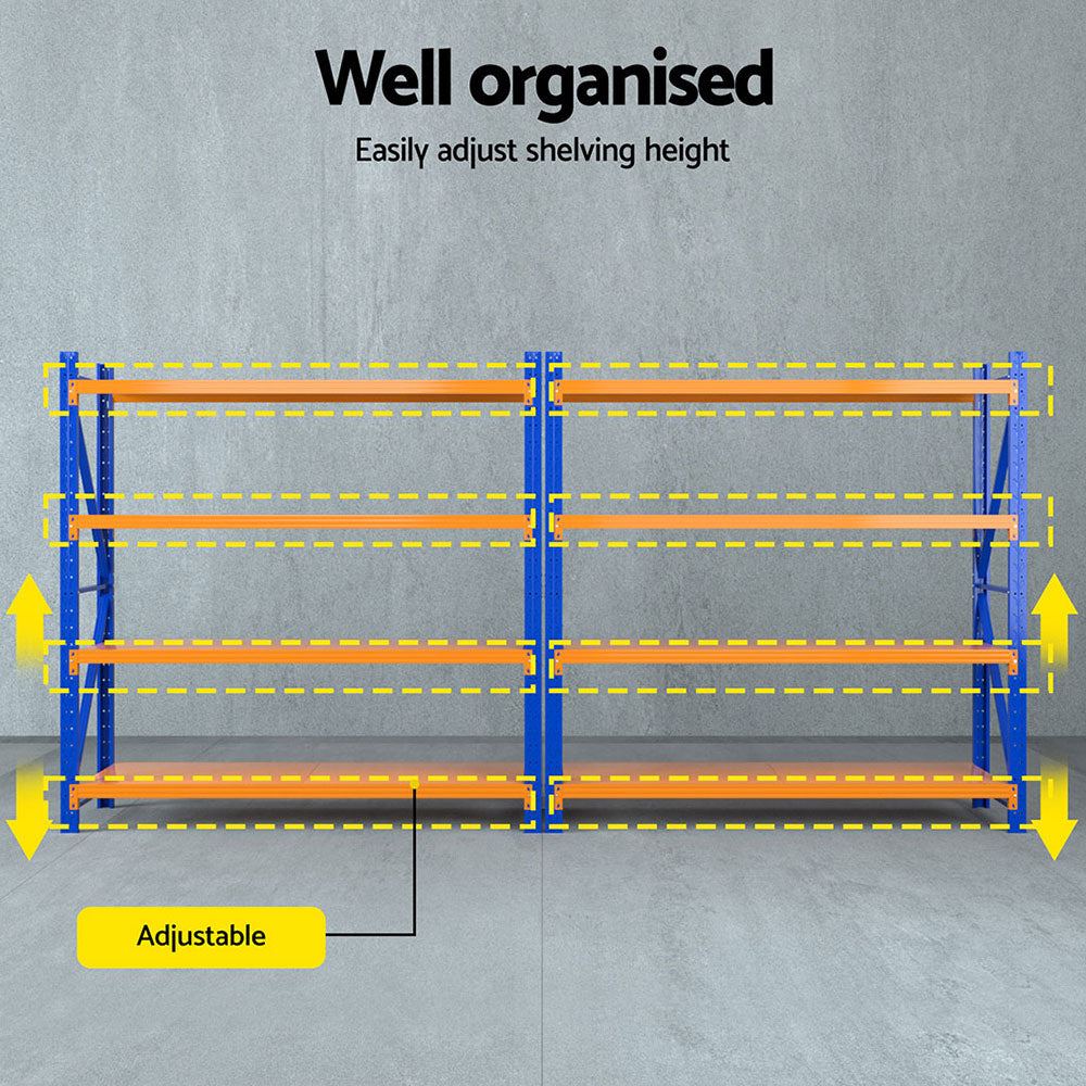 Giantz Heavy-Duty Warehouse Shelving Rack