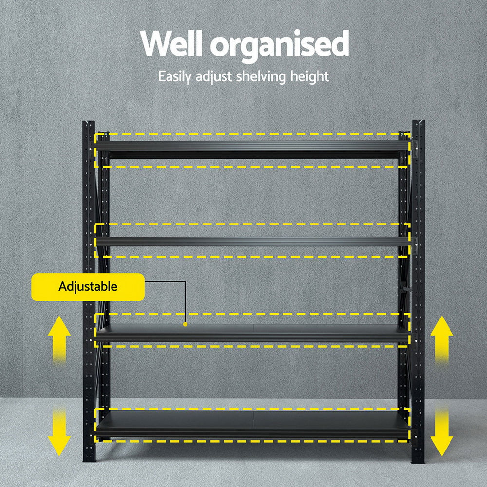 Heavy-Duty 2Mx2M Adjustable Storage Rack