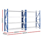 Heavy-Duty 4Mx2M Garage Shelving Rack