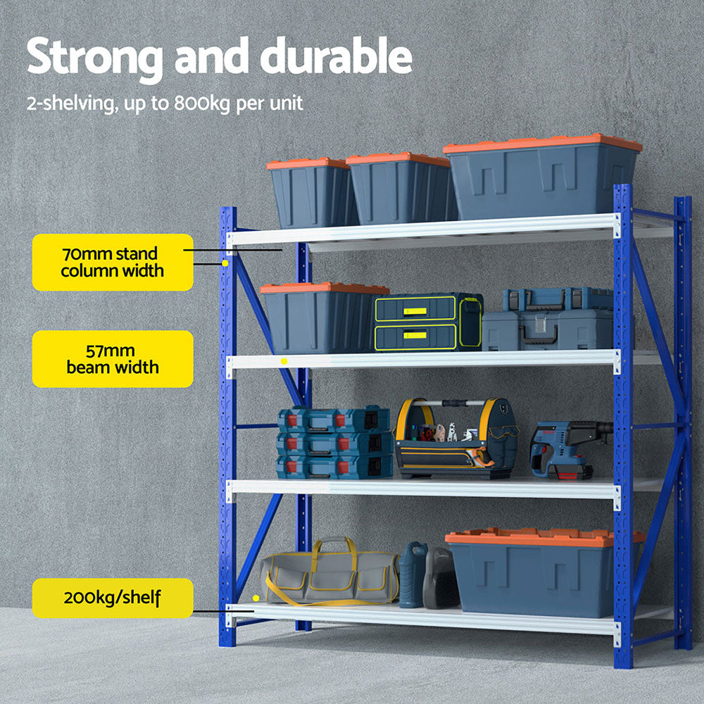 Heavy-Duty 4Mx2M Garage Shelving Rack