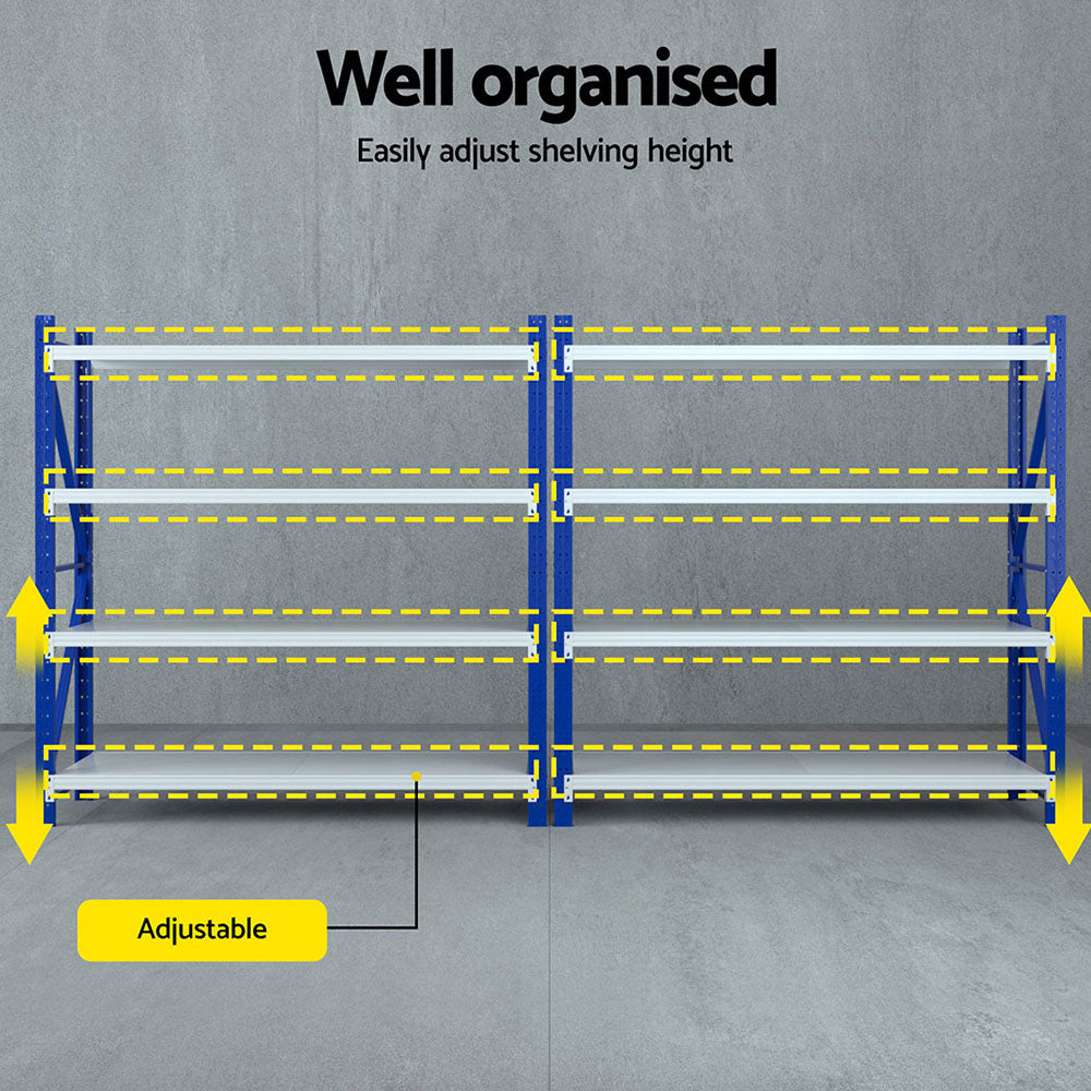 Heavy-Duty 4Mx2M Garage Shelving Rack