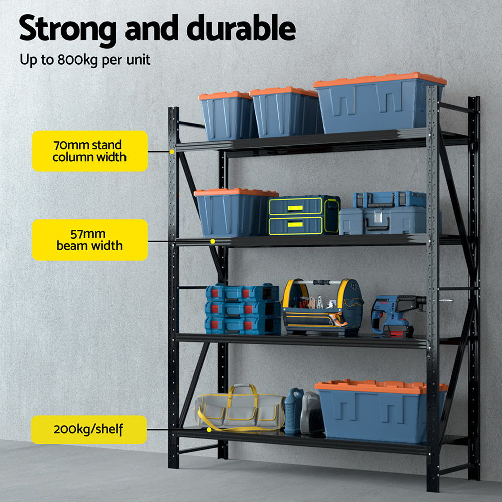 Heavy-Duty 2.4m x 2m Storage Rack