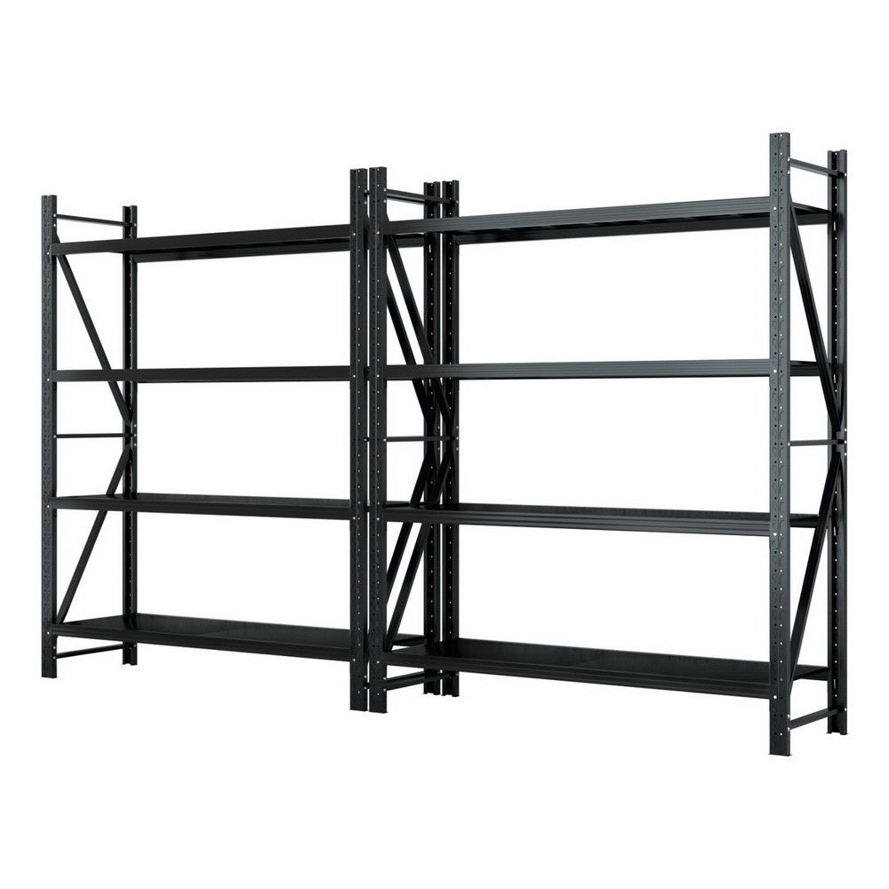 Heavy-Duty 4-Tier Steel Storage Rack