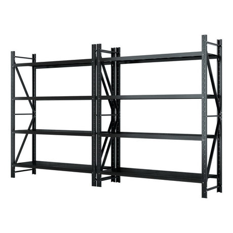Heavy-Duty 4-Tier Steel Storage Rack