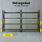 Heavy-Duty 4-Tier Steel Storage Rack