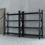 Heavy-Duty 4-Tier Steel Storage Rack
