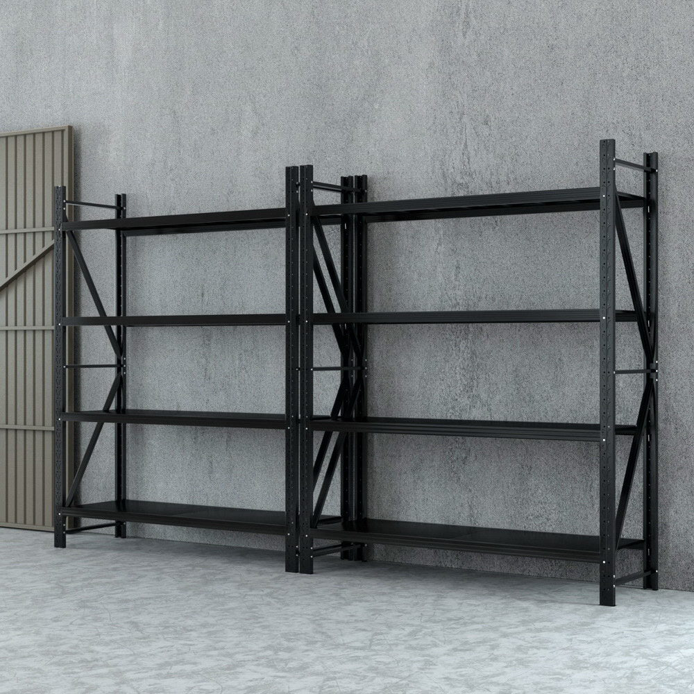 Heavy-Duty 4-Tier Steel Storage Rack