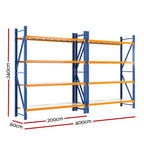 Heavy-Duty Garage Shelving Rack - 200kg Capacity