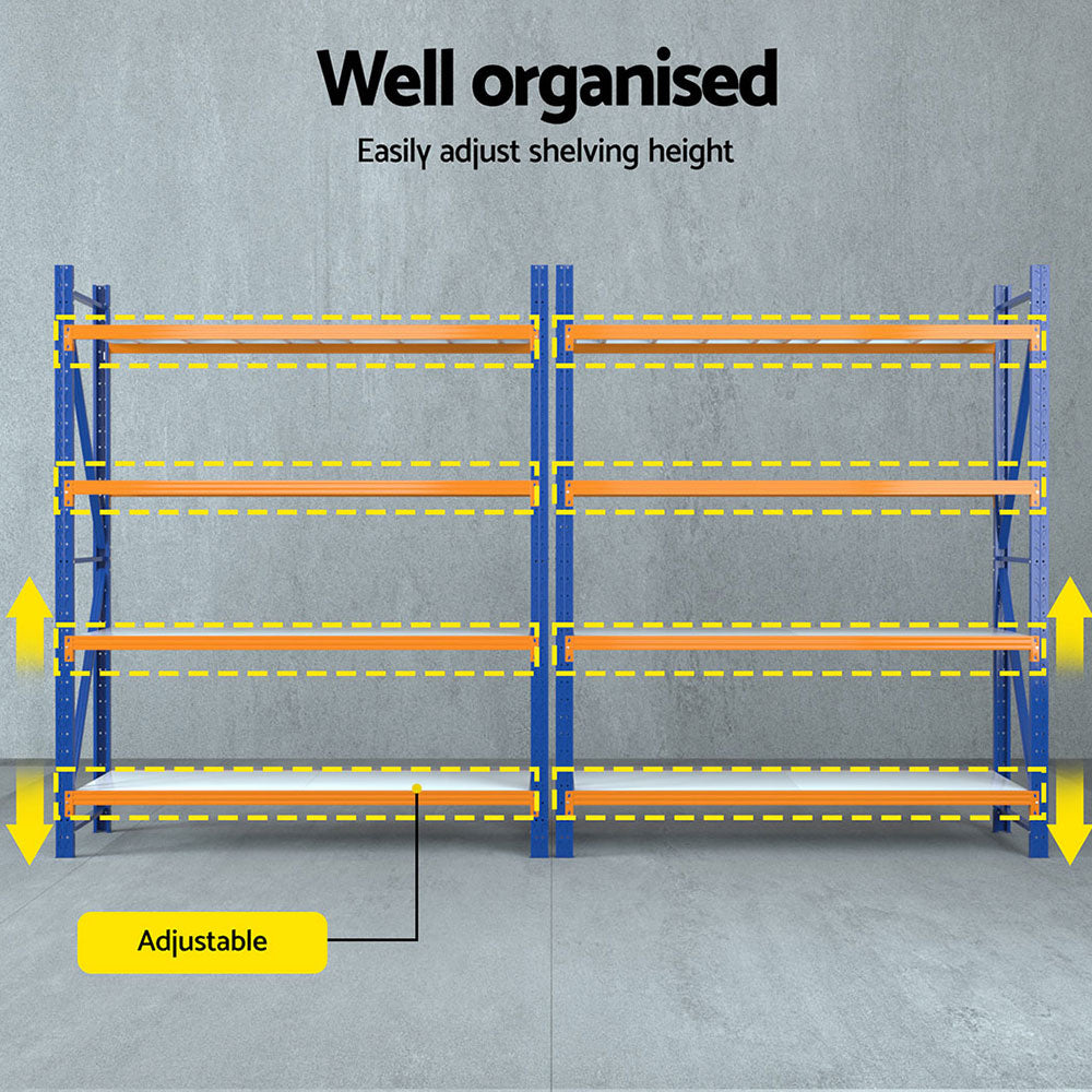 Heavy-Duty Garage Shelving Rack - 200kg Capacity
