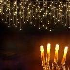 Jingle Jollys 32M Warm White Icicle Lights