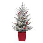 Jingle Jollys 100cm LED Potted Christmas Tree