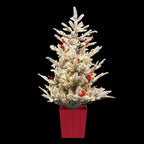 Jingle Jollys 100cm LED Potted Christmas Tree