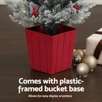 Jingle Jollys 100cm LED Potted Christmas Tree