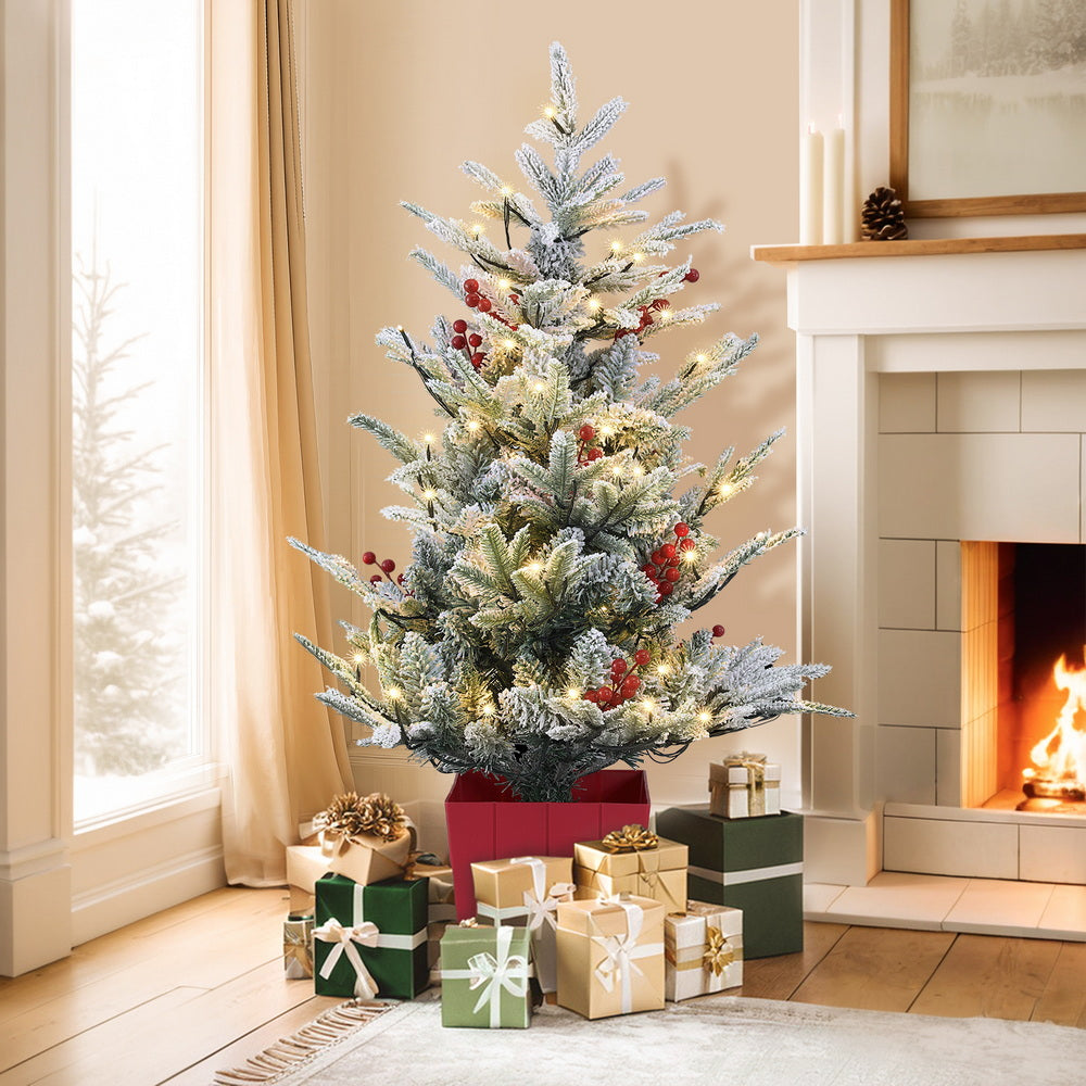 Jingle Jollys 100cm LED Potted Christmas Tree