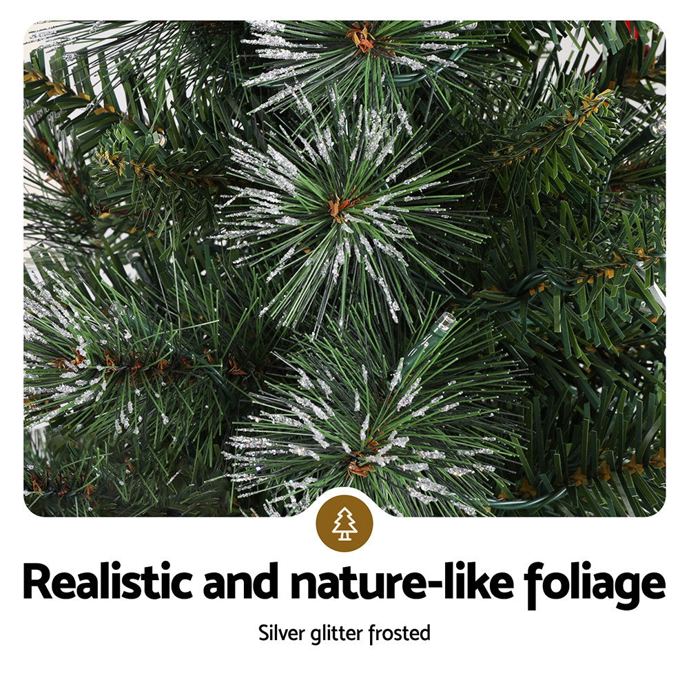 Jingle Jollys 90cm LED Potted Christmas Tree