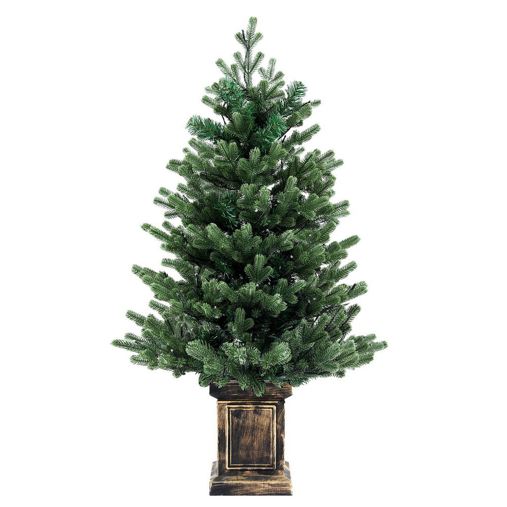 Jingle Jollys 1.2M LED Potted Christmas Tree