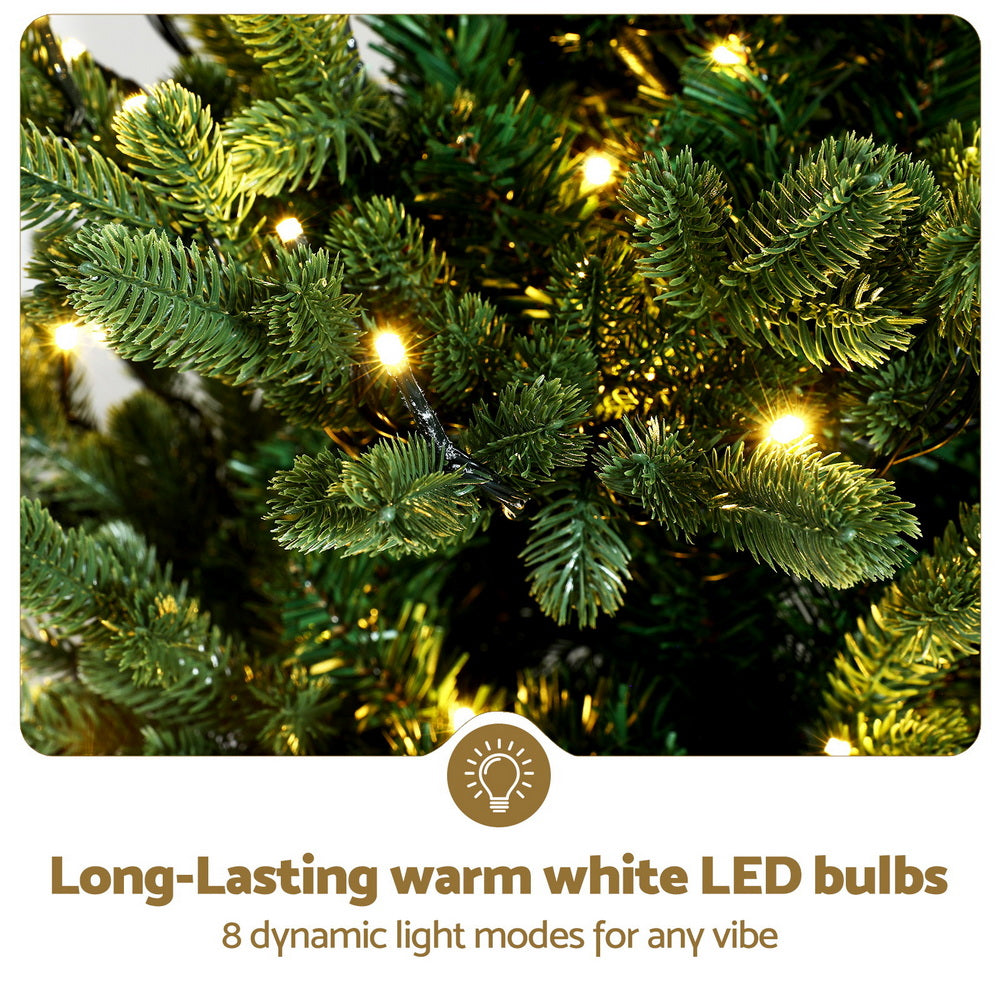 Jingle Jollys 1.2M LED Potted Christmas Tree