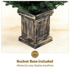 Jingle Jollys 1.2M LED Potted Christmas Tree