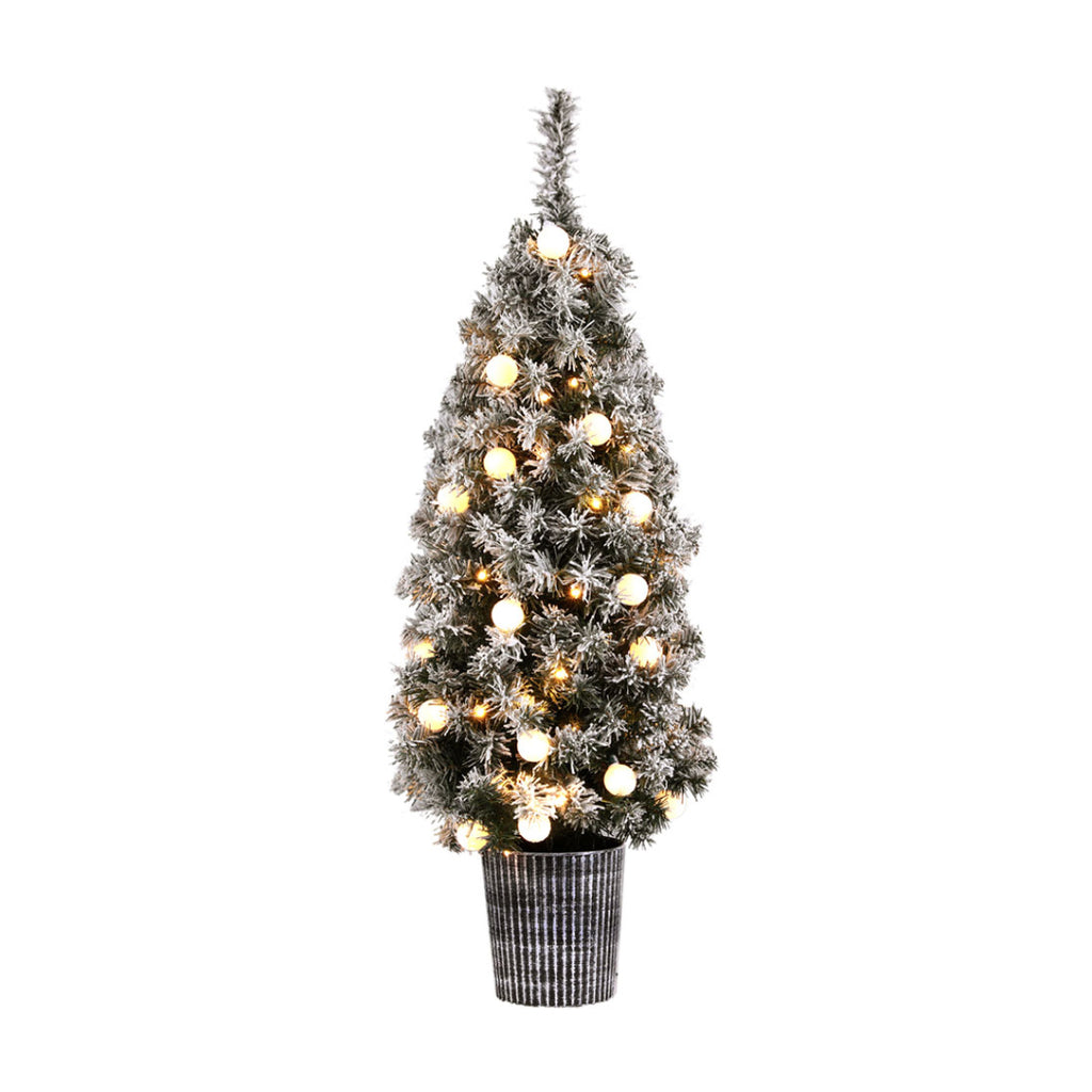 Jingle Jollys 1.2M Snowy LED Christmas Tree